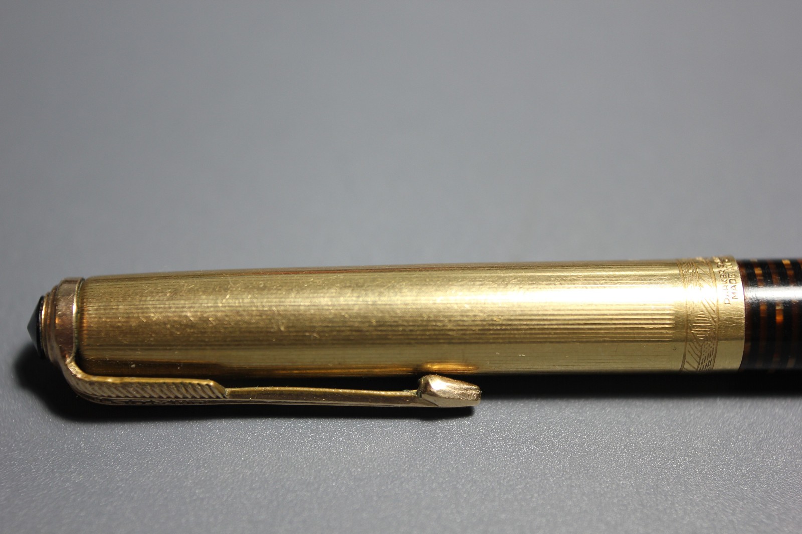 Rare Parker Imperial Vacumatic Pencil Gold Filled *Made in Canada, Golden Pearl