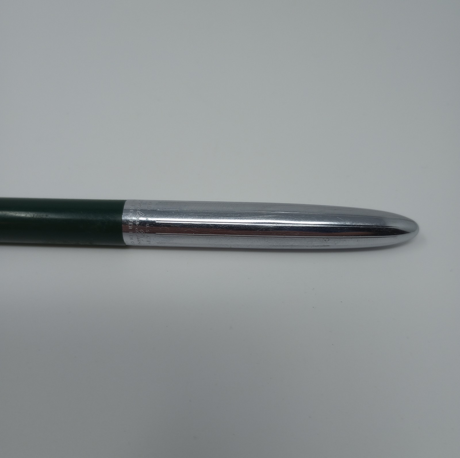Vintage Fineline Sheaffer Pen Company Green & Chrome Mechanical Pencil WORKS!