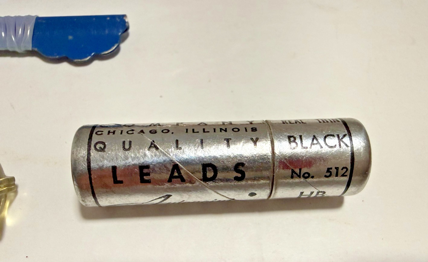 Vintage Mixed Lot Drafting Lead Holder Pencil Erasers Autopoint Leads