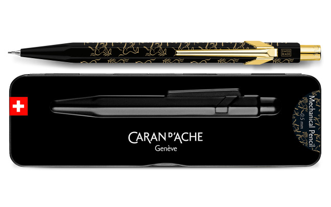 Caran d’Ache 849 Metal Mechanical Pencil in Horse Black – 0.5mm – NEW in Box