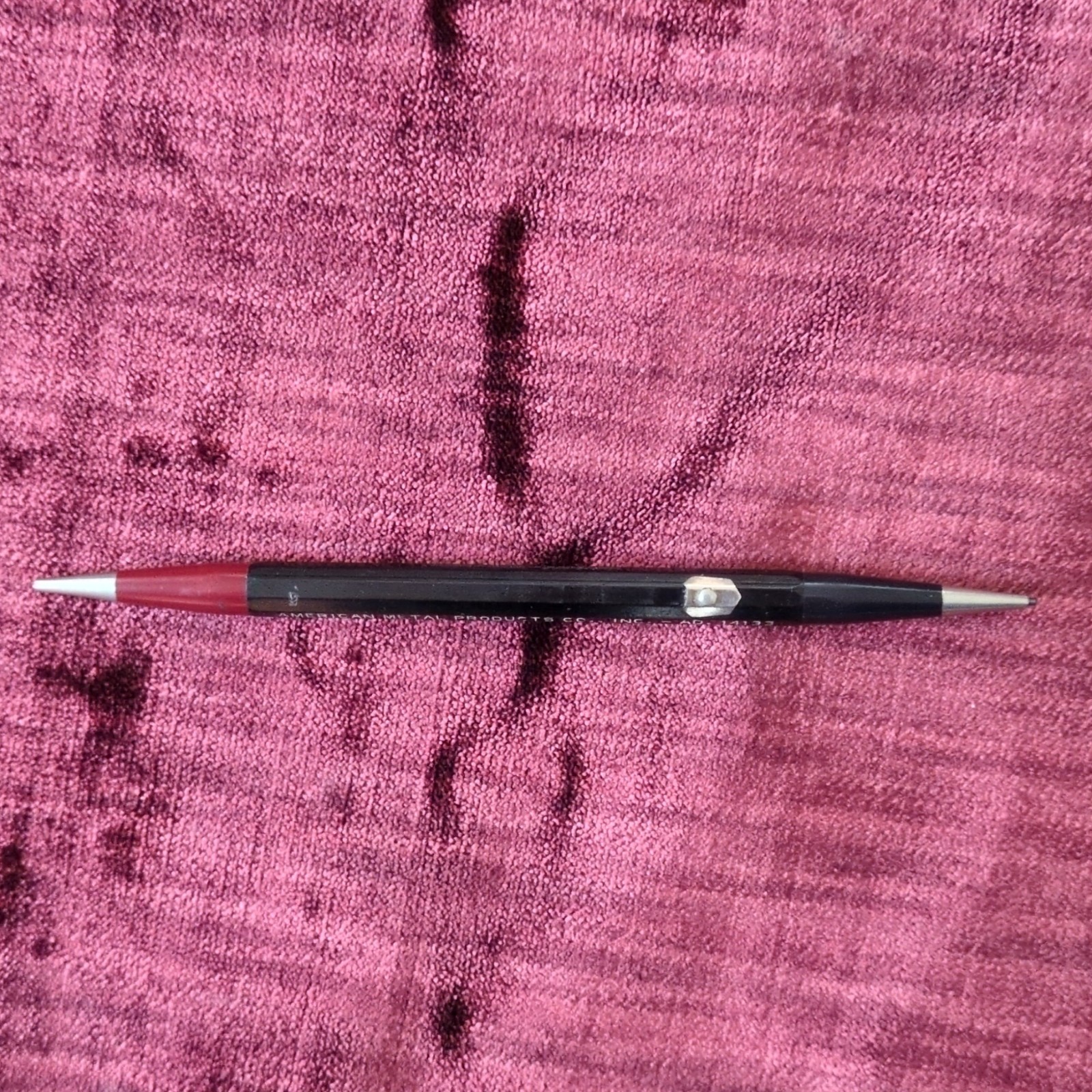 Autopoint Red & Black Mechanical Pencil Collectible Vintage USA