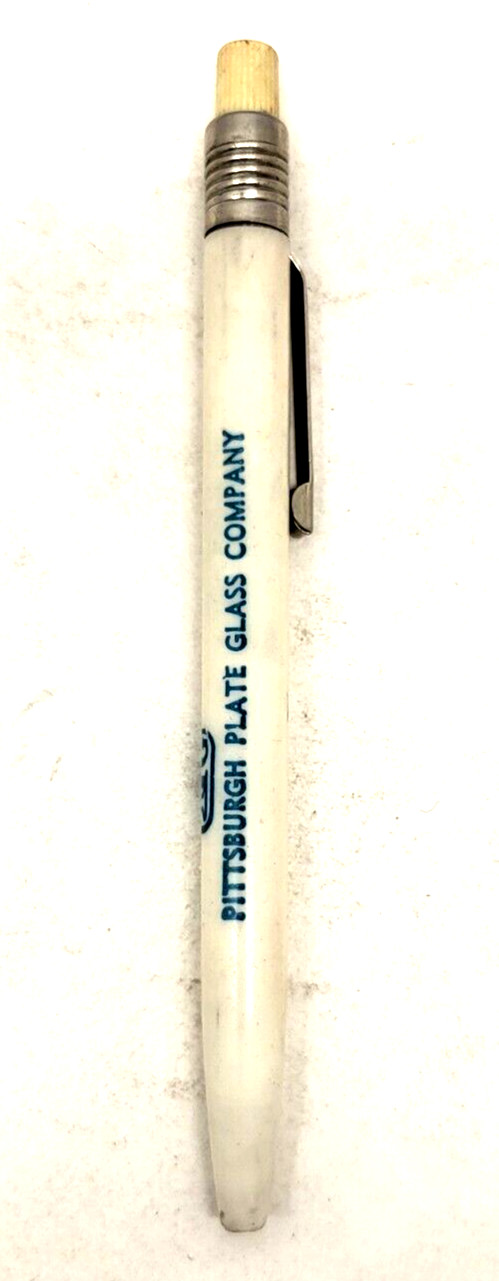 Vintage Grease Marking Pencil Advertising Pittsburgh Plate Glass Company (E10)