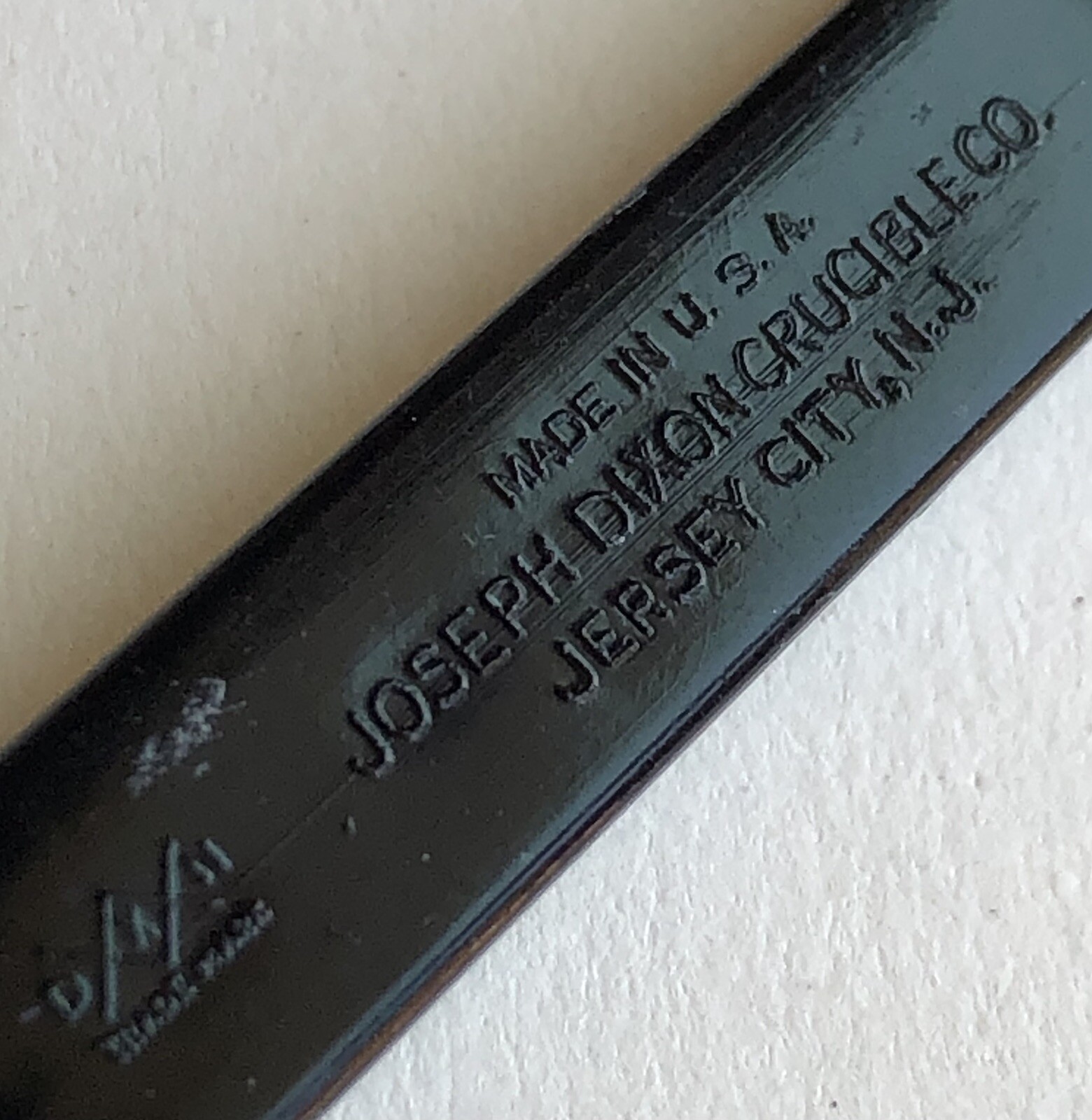 Vintage DIXON Mechanical Pencil Lead B Black .9mm NOS 12pk Bakelite Tube USA