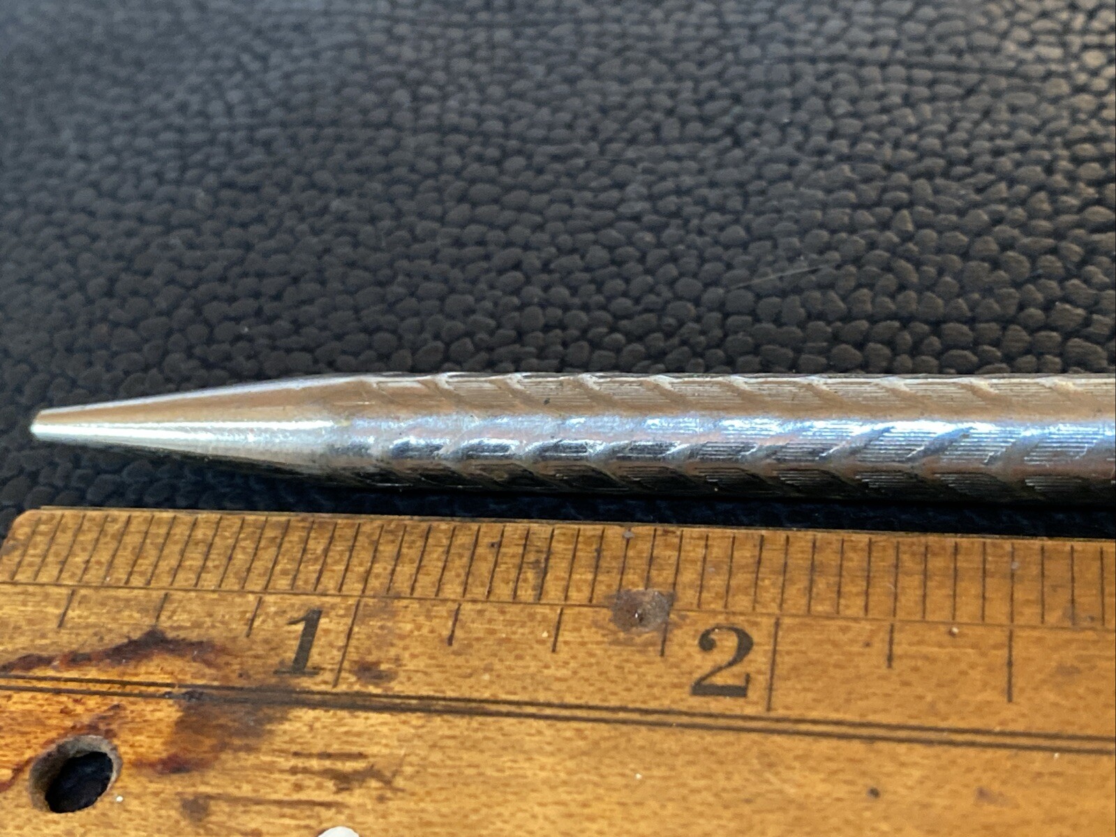 VTG 1920s/30’s Made In USA PAT’D Mechanical Pencil Silver Tone Twist Top AS IS
