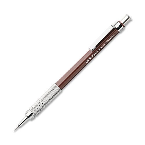 Pentel Drafting Pencil 0.3mm Refillable Polymer Ergonomic Grip Fine Point