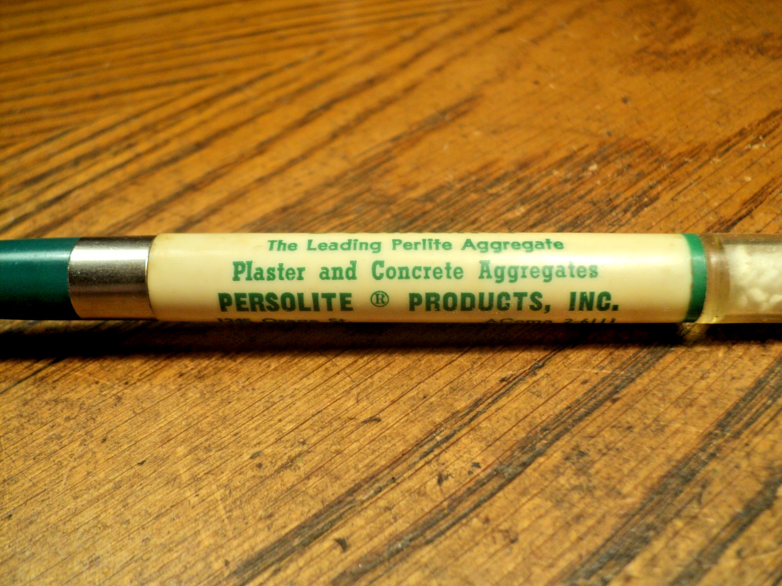 Vintage Mechanical Pencil Permalite Clear Top 6-1/18″ Long Unbranded Cracked