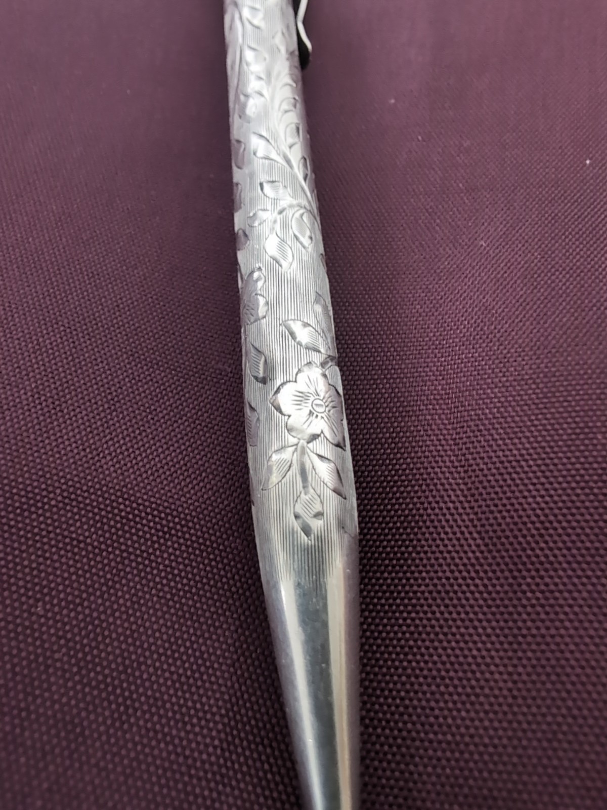 Vintage Wahl Eversharp Sterling Silver Mechanical Pencil, Art Deco Design, 1920s