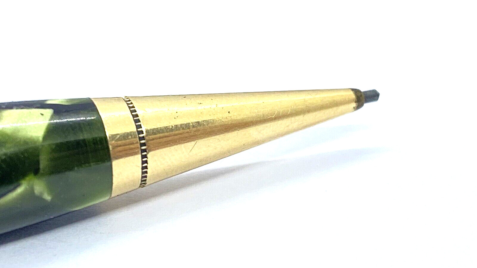 VINTAGE PARKER SENIOR DUOFOLD MECHANICAL PENCIL IN SEA GREEN MADE IN CANADA