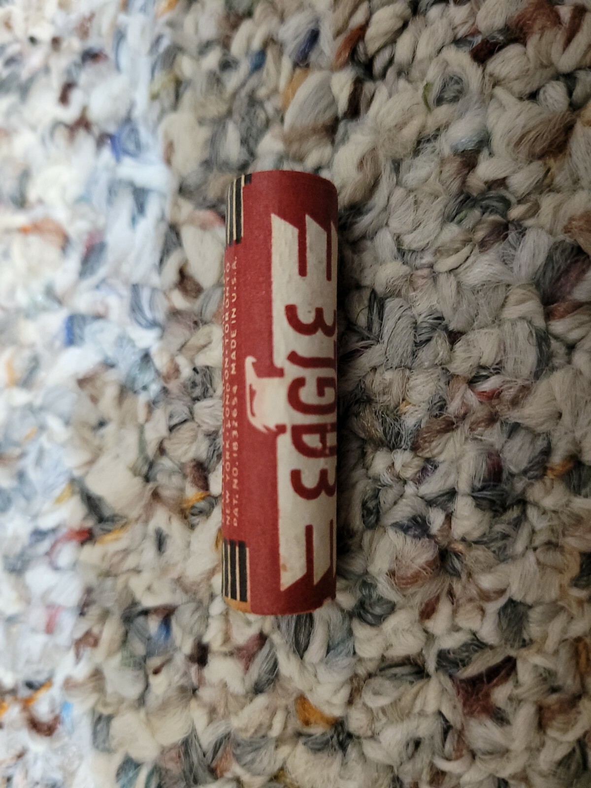Vintage EAGLE Pencil Company HB BLACK NOS Wood Tube 18 piece Thin Lead USA