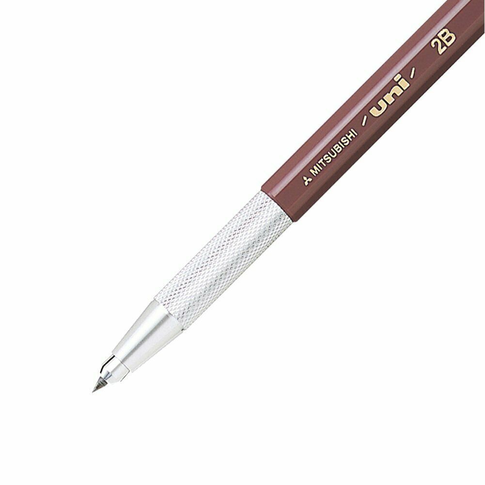 New Uni 2.0mm Lead Holder Drop Type,Mechanical Pencil 2B MH5002B from Japan