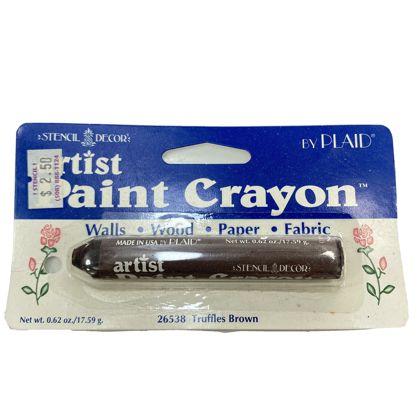 CRAYON Vintage Pencil Truffles Brown 26538 Made in USA 1993 NEW