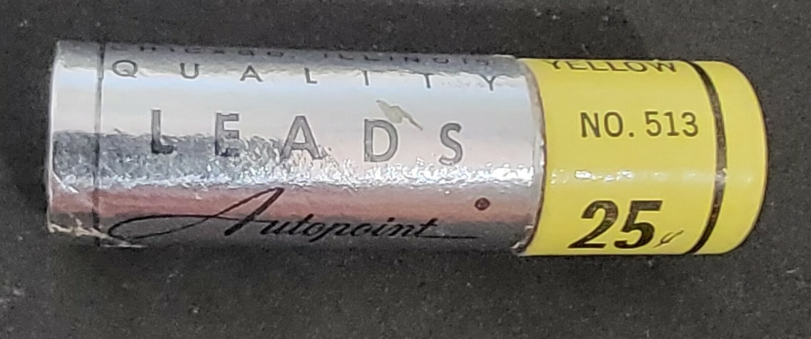 AUTOPOINT MECHANICAL PENCIL LEAD NO. 513 YELLOW REAL THIN 0.9 (OR) 0.36″