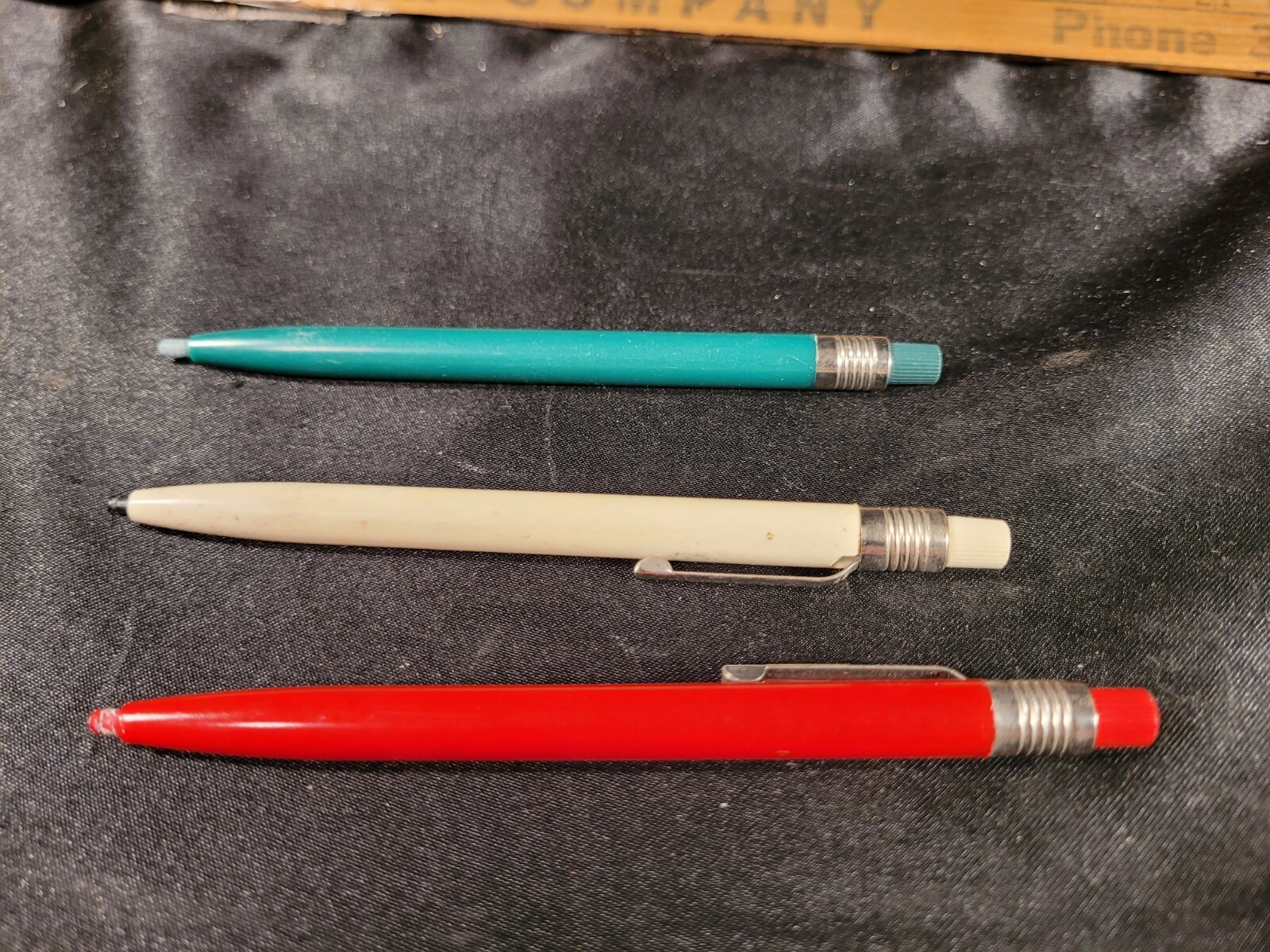 Scripto Green Red Black Property US Government Rare Crayon Marker Vtg