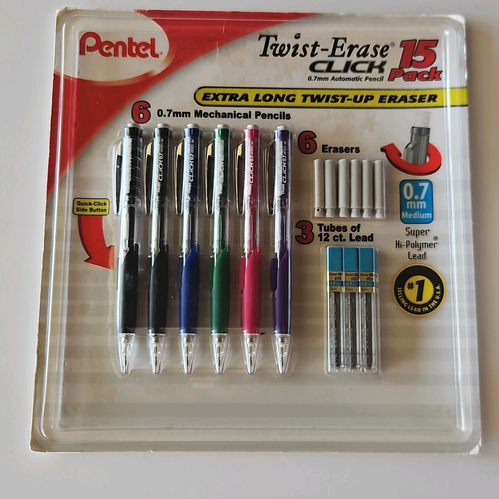 Pentel Twist-Erase Click Mechanical Pencil Kit