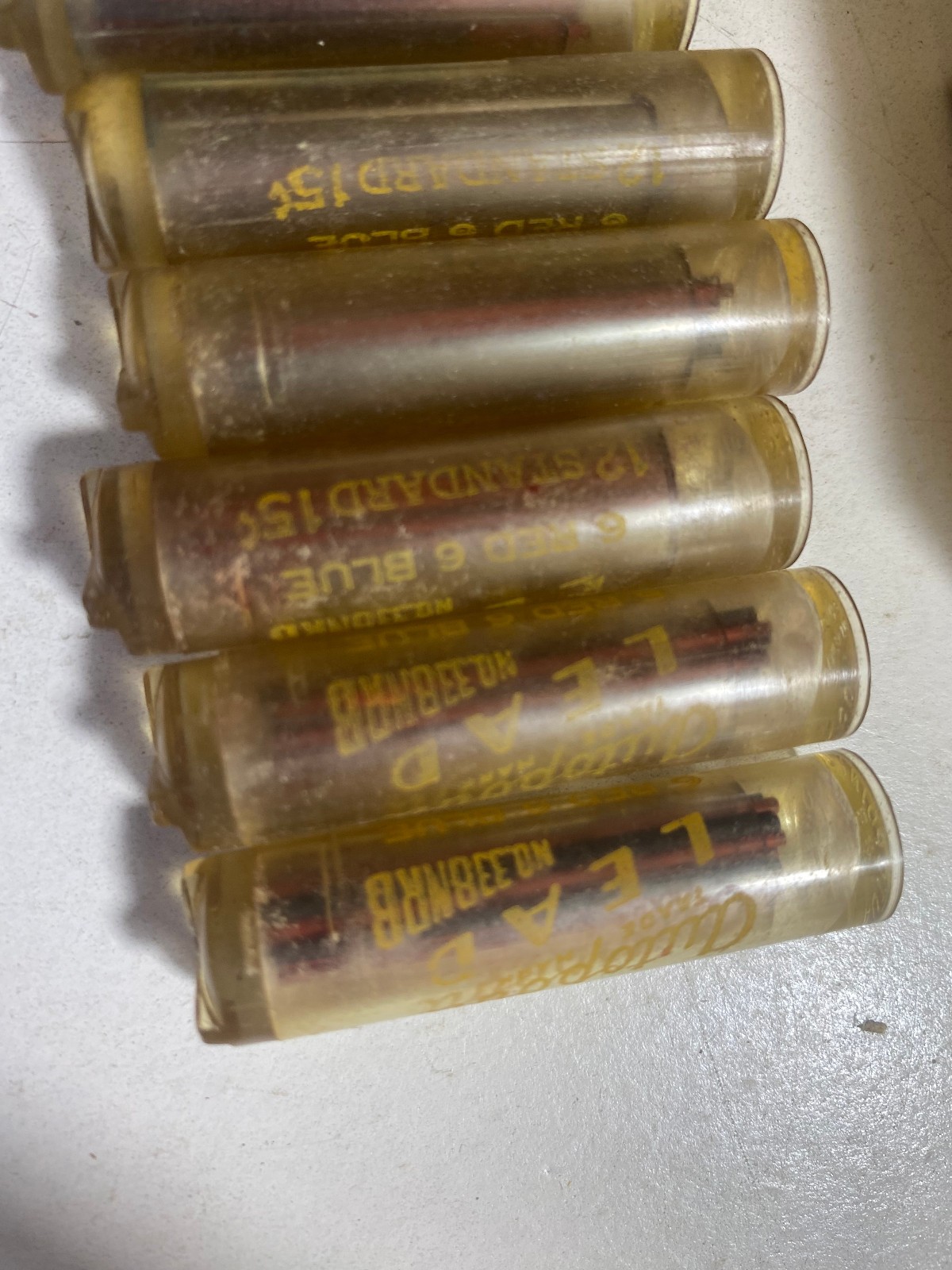 Vintage Autopoint Pencil Lead No. 338N Standard 1.1 MM 0.46″ Box Lot