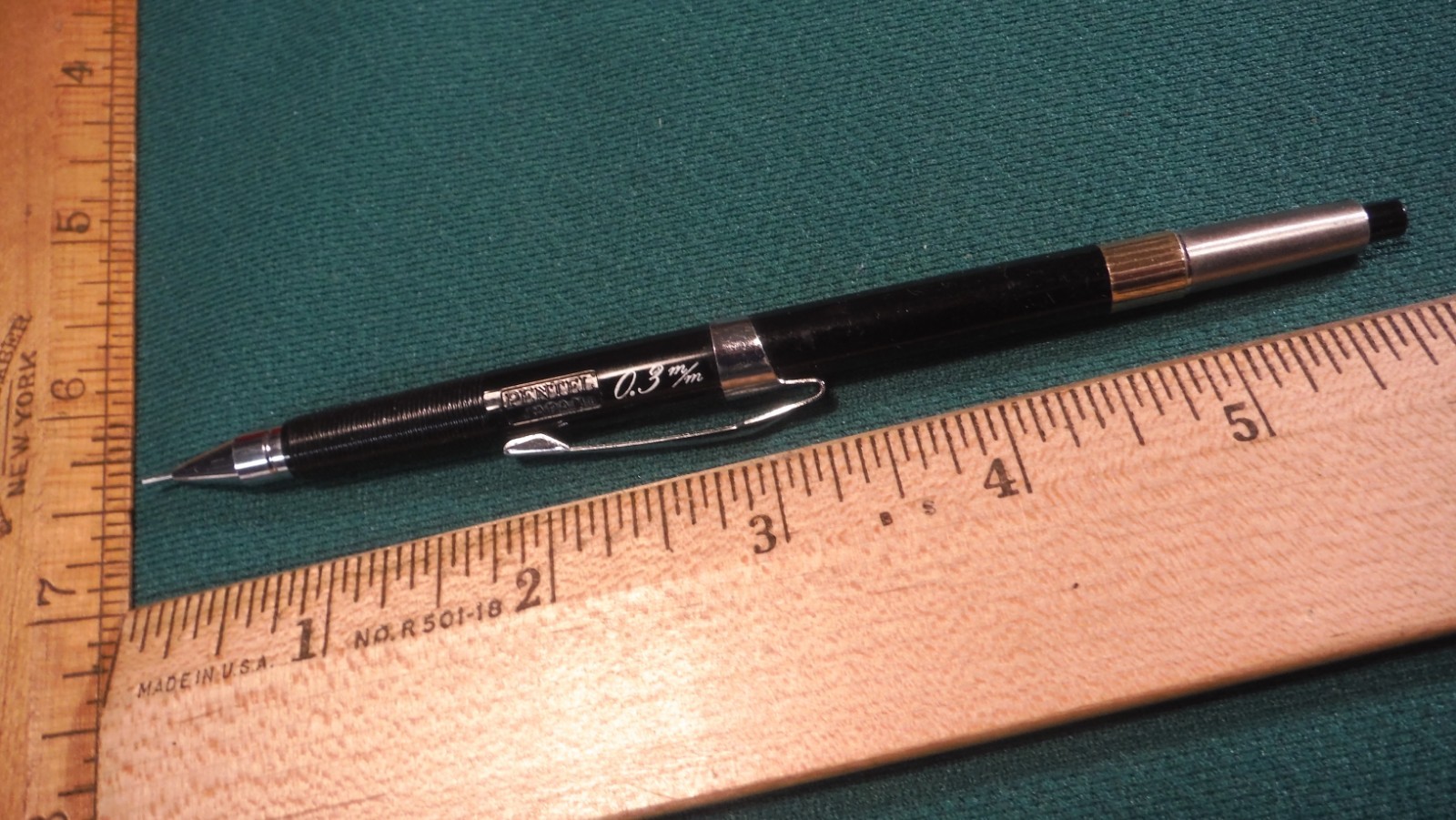 Mechanical Pencil Graph Pentel 0.3 m/m Black Vintage PENTEL 0.3 m/m GRAPH PENTEL