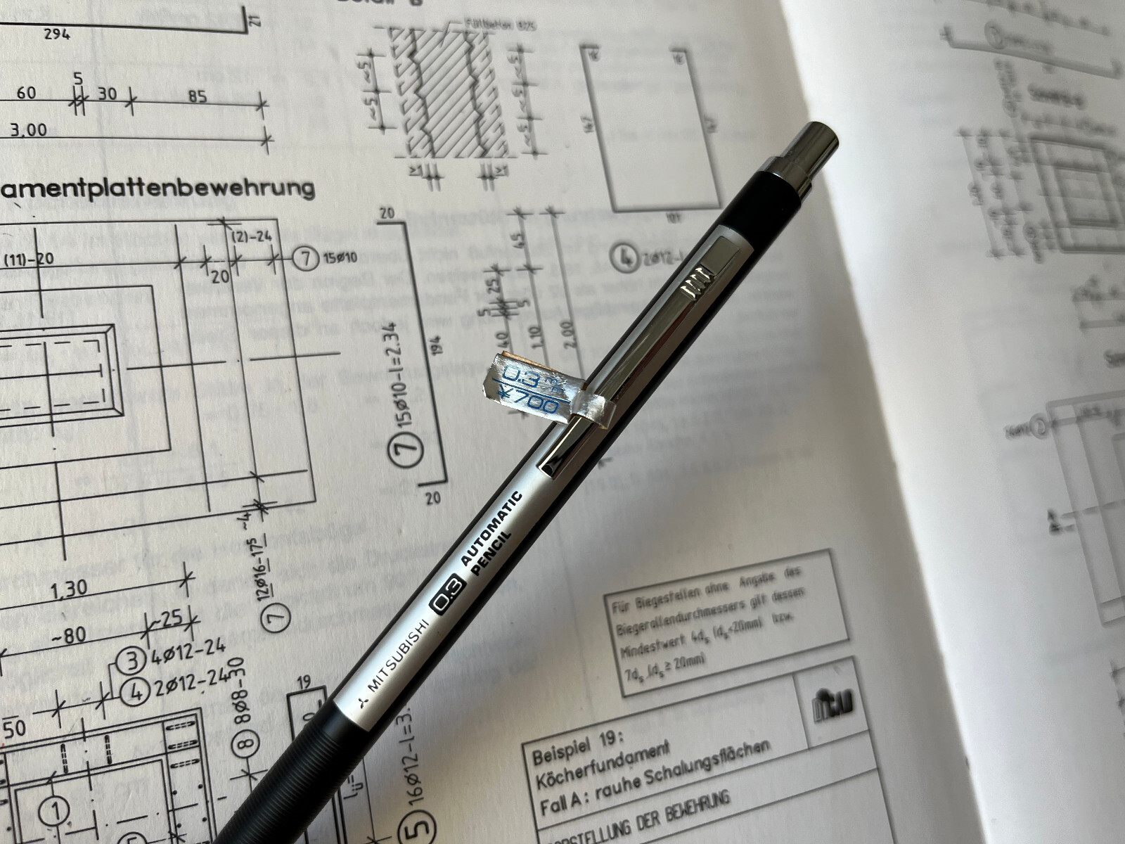 Rare Vintage Mechanical Pencil MITSUBISHI : M3-703 : 0.3 mm : Japan