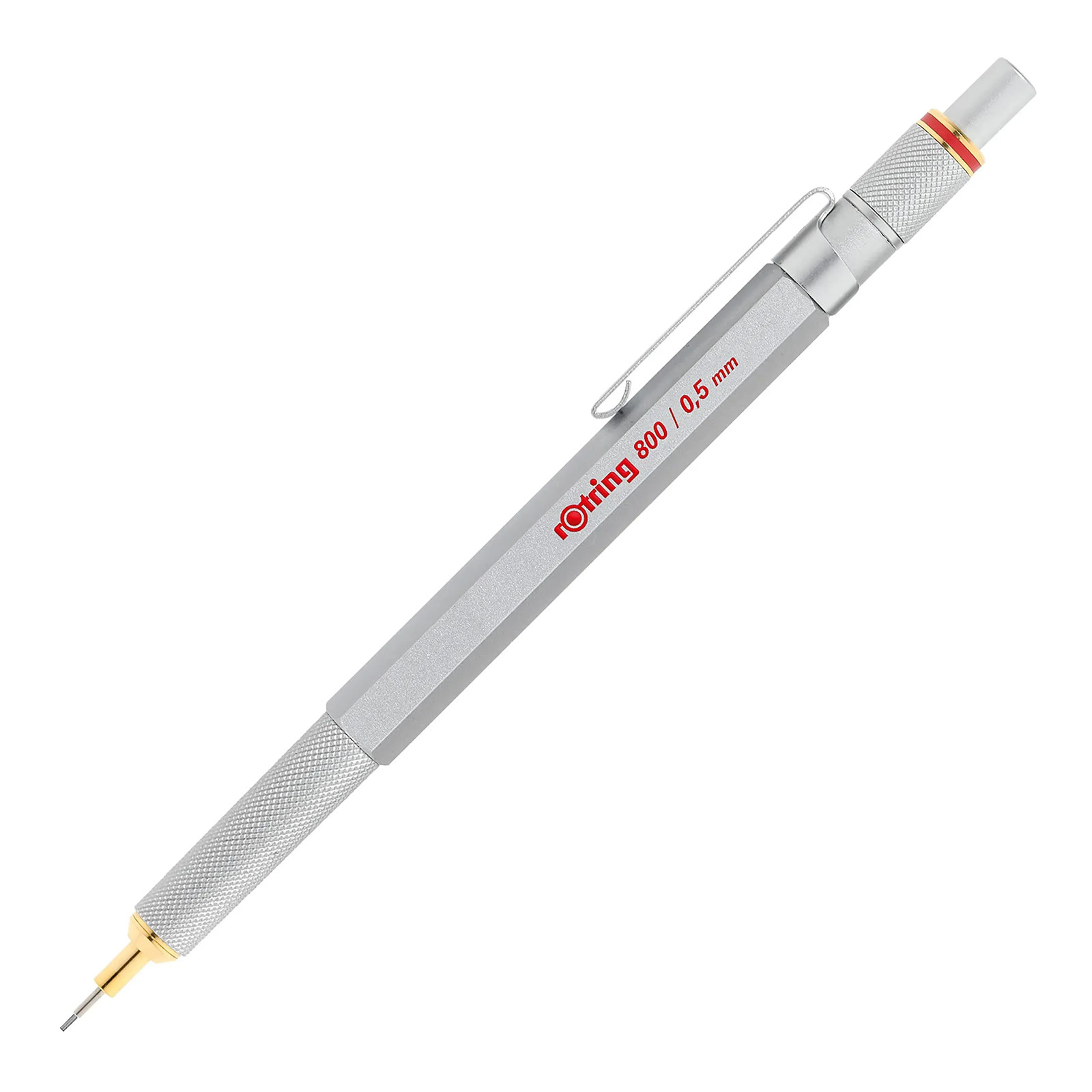NEW Rotring 800 Series 0.5mm Mechanical Pencil Silver 1904-449 Made in Japan