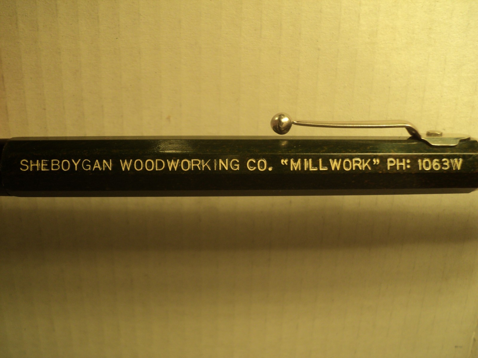 Vintage Autopoint Mechanical Pencil Sheboygan Woodworking Co 5-5/8″ Long USA
