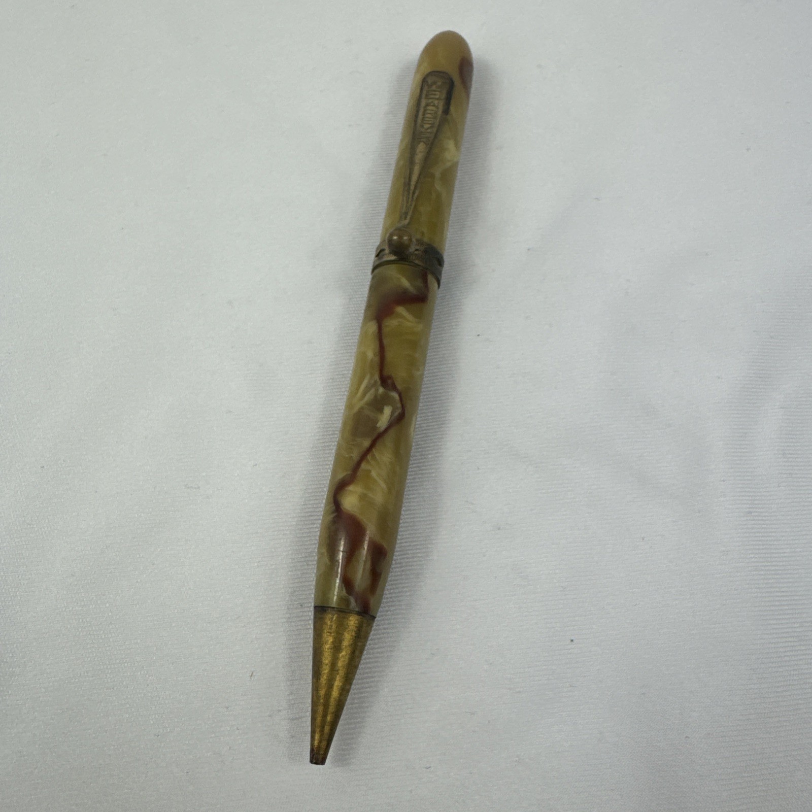 Vintage WEAREVER Mechanical Pencil Pen Marbeled Lucite Rare Writing Instrument