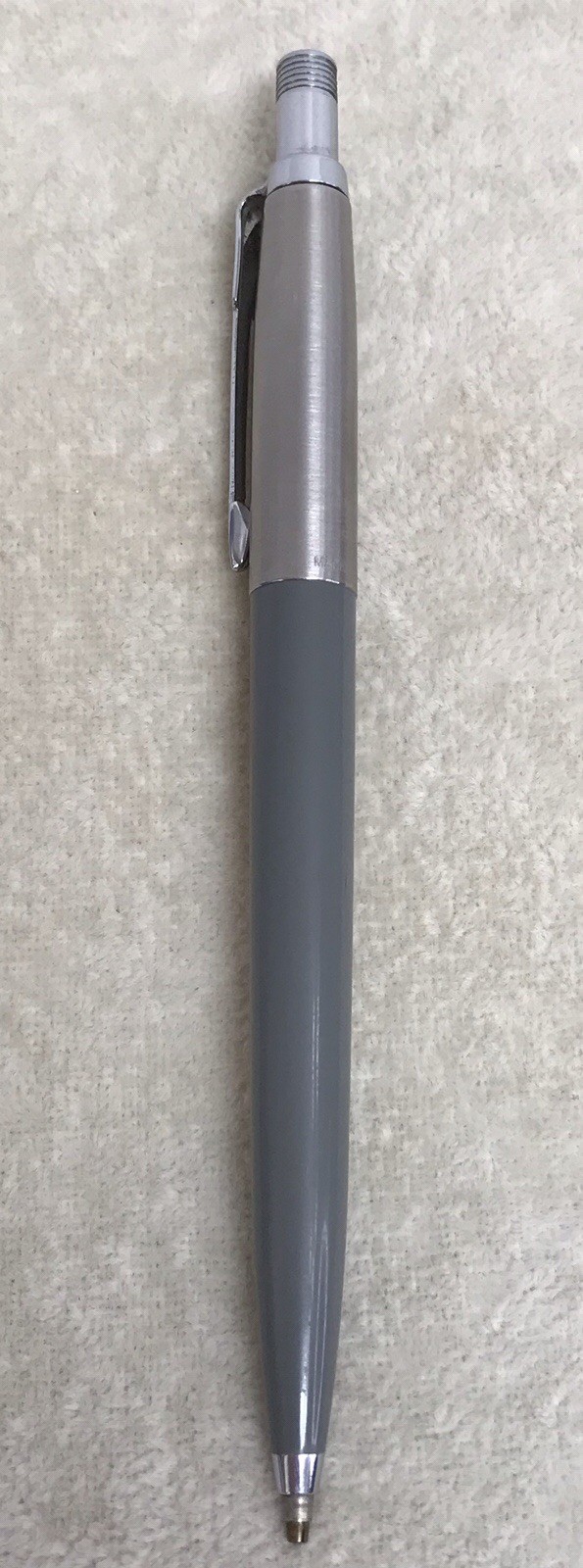 Vintage Parker Jotter Mechanical Pencil Gray Barrel & Stainless Steel Cap – USA