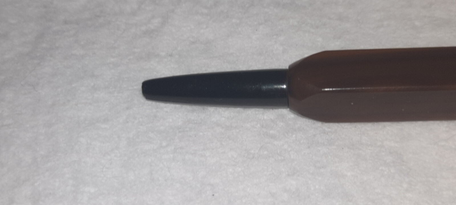Unmarked BAKELITE? Brown & Black Square Working Mech Pencil