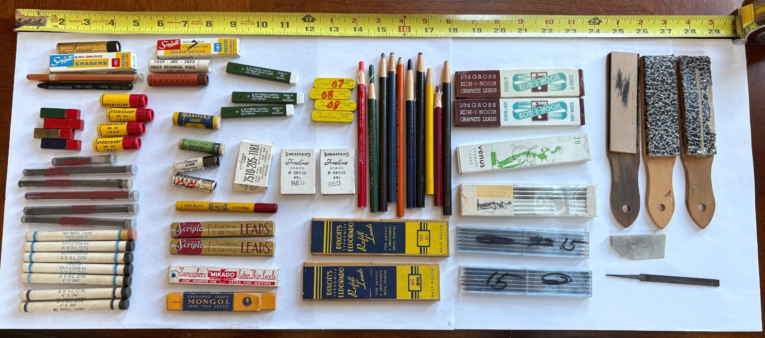Vintage MECHANICAL PENCIL Lead Eraser LOT Eversharp Venus Farber-Castell