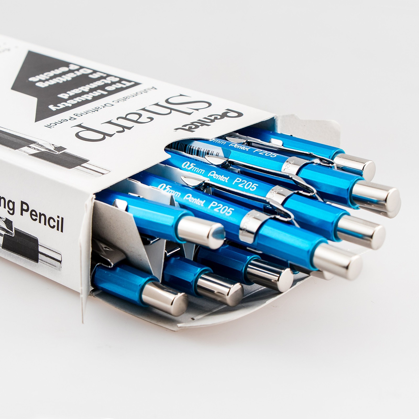 Pentel Sharp Mechanical Pencil, (0.5mm), Metallic Blue Barrel, Box of 12 Penc…
