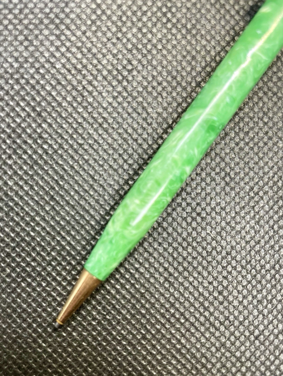 Sheaffer Lifetime Thin Jade Green w/Gold Trim 1.1mm Pencil – 1920’s
