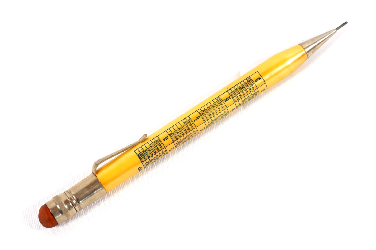 1940 Firestone Jack Thomas Inc Norwalk CT Laminated Wide Wood Mechanical Pencil