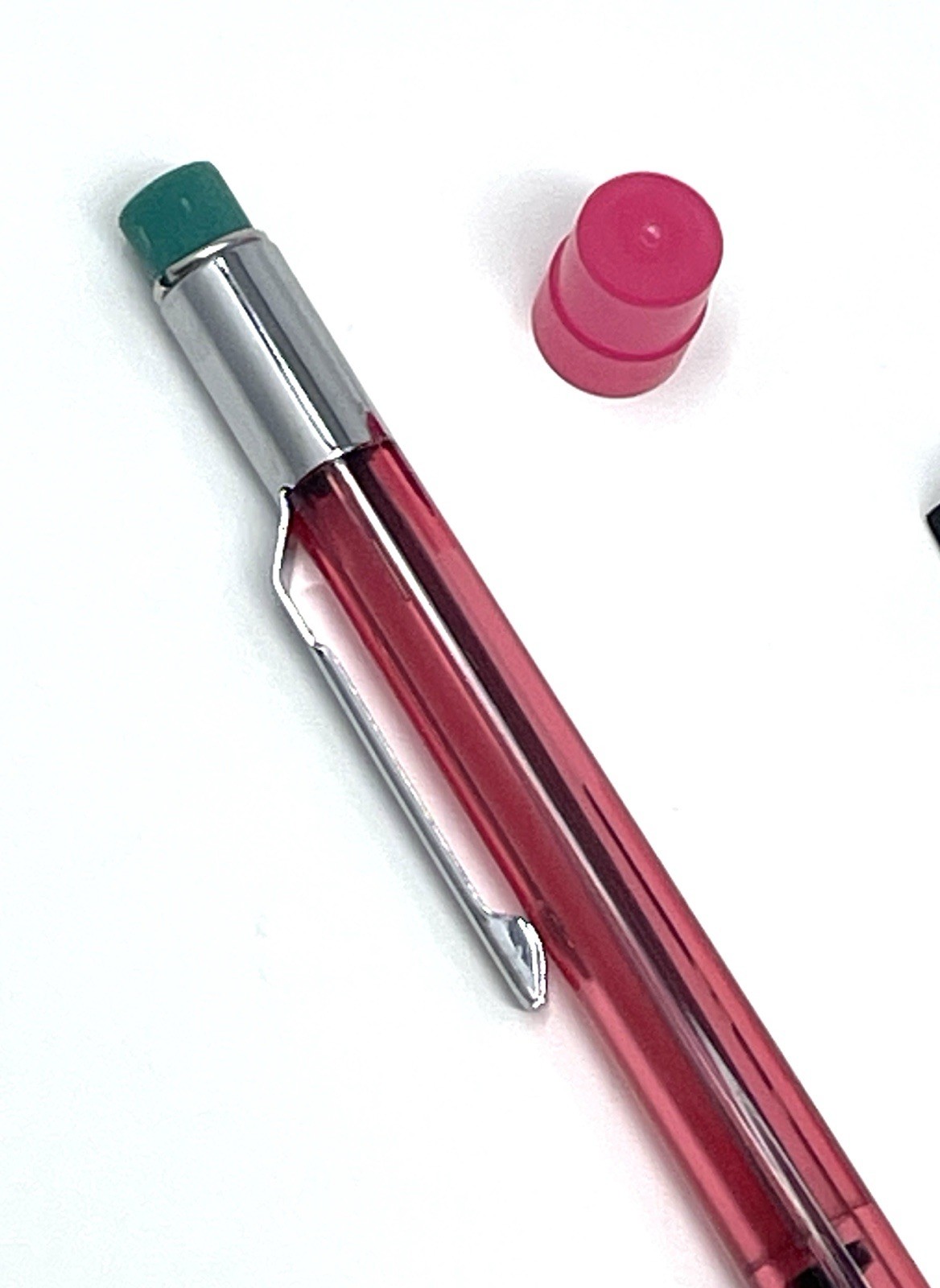 Pentel PD345 Mechanical Pencil 0.5mm Translucent Japan with Extra Lead