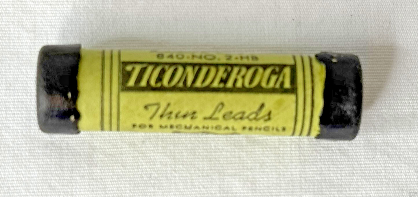 Lot of 7 Tubes VTG Dixon Ticonderoga 840 No. 2-HB Thin Lead Mechanical Pencils