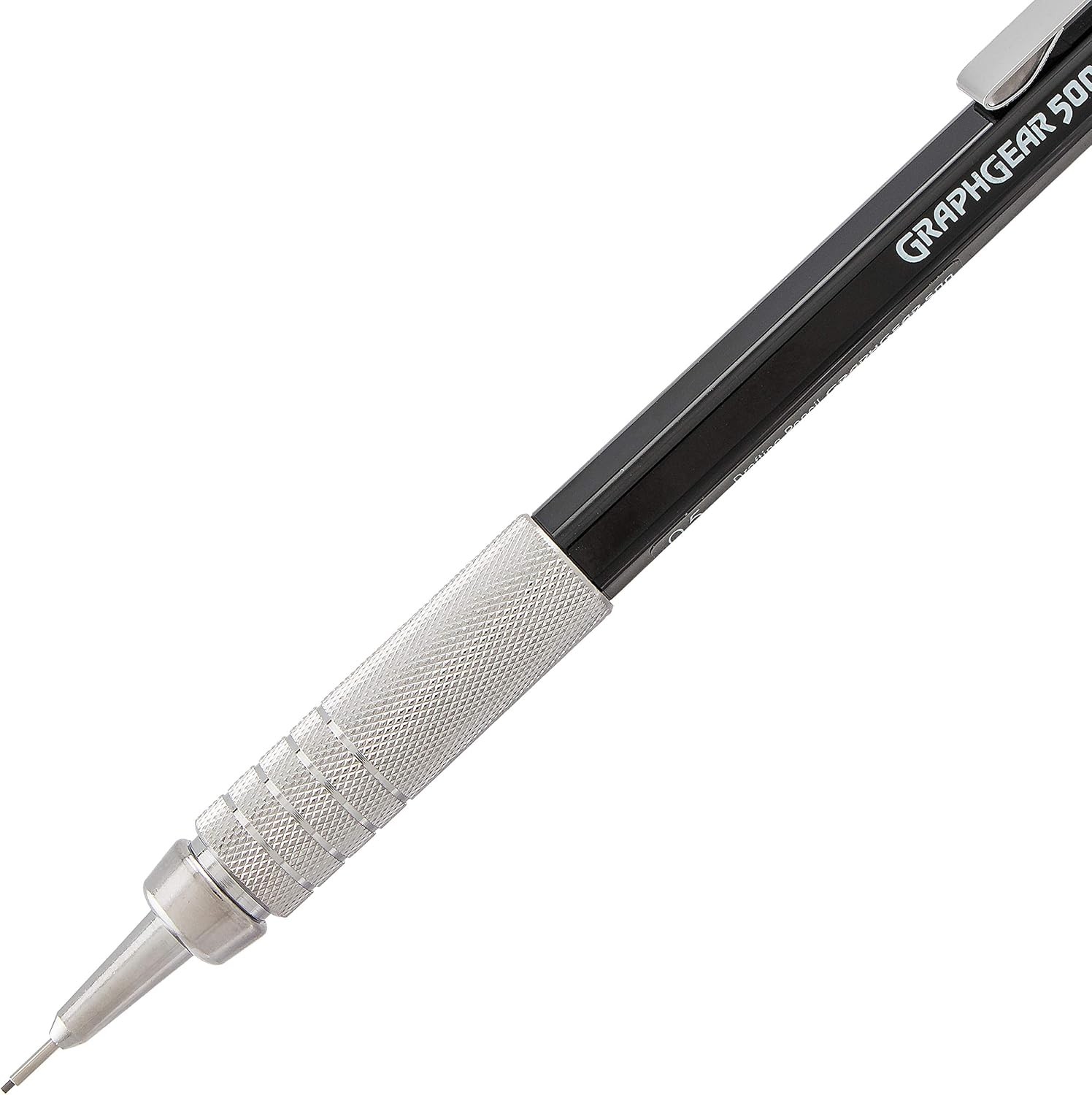 Pentel GraphGear 500 Mechanical Drafting Pencil, 4 Count (Pack of 1), Black