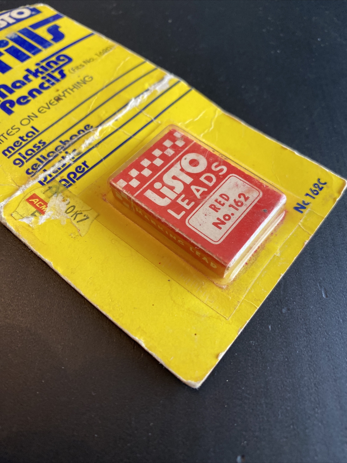 Vintage LISTO LEADS Black & Red Refills No. 162 New in Package NOS