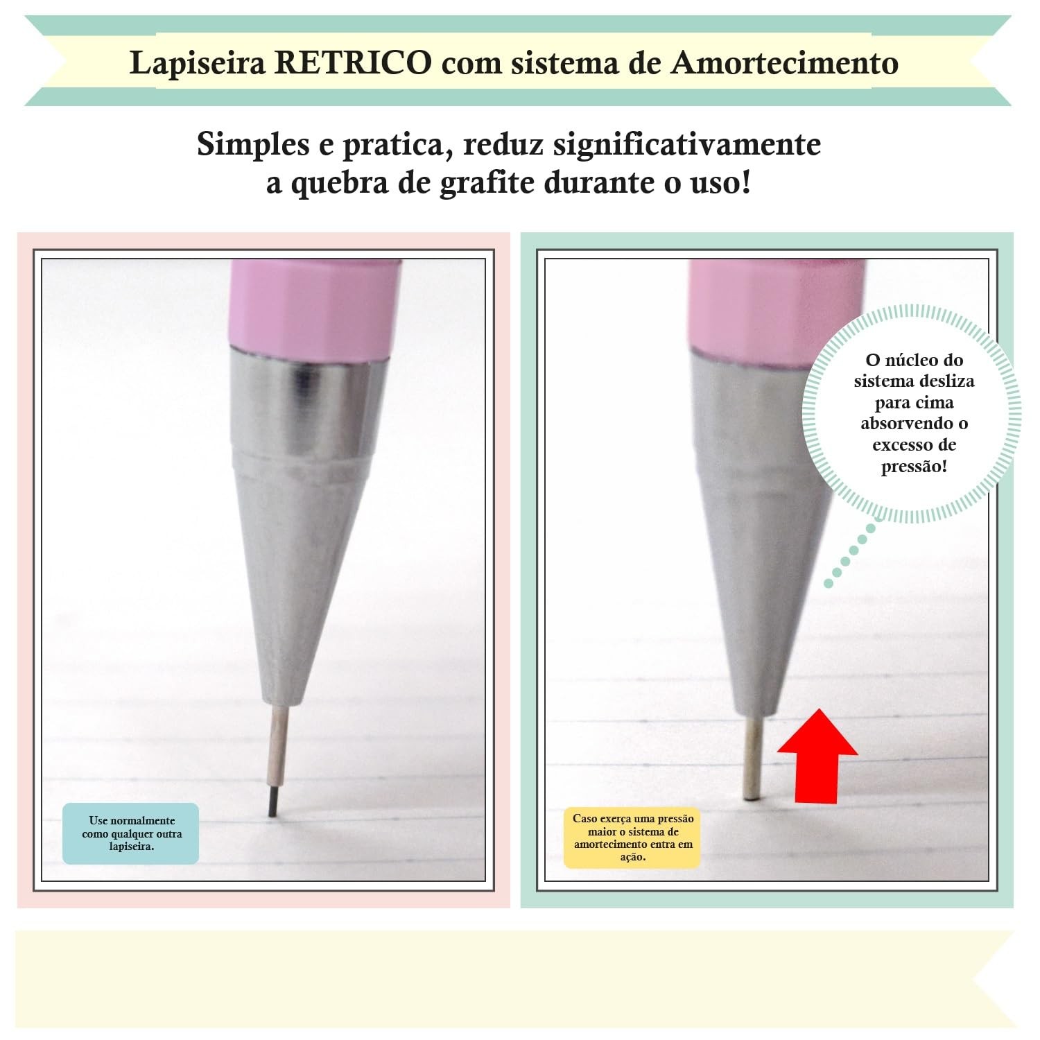 RETRICO Mechanical Pencil 0.3 NS203R#125 Mint Blue