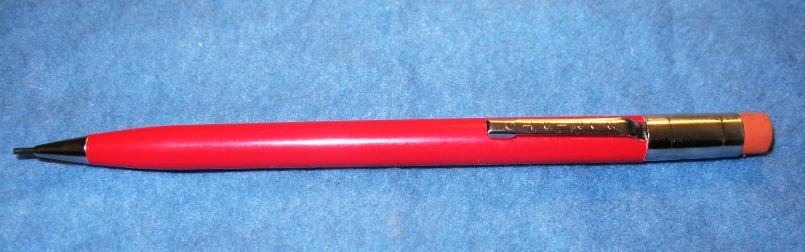 NEVER USED RED K780 SCRIPTO MECHANICAL PENCIL WITH BLACK 1.1MM LEAD