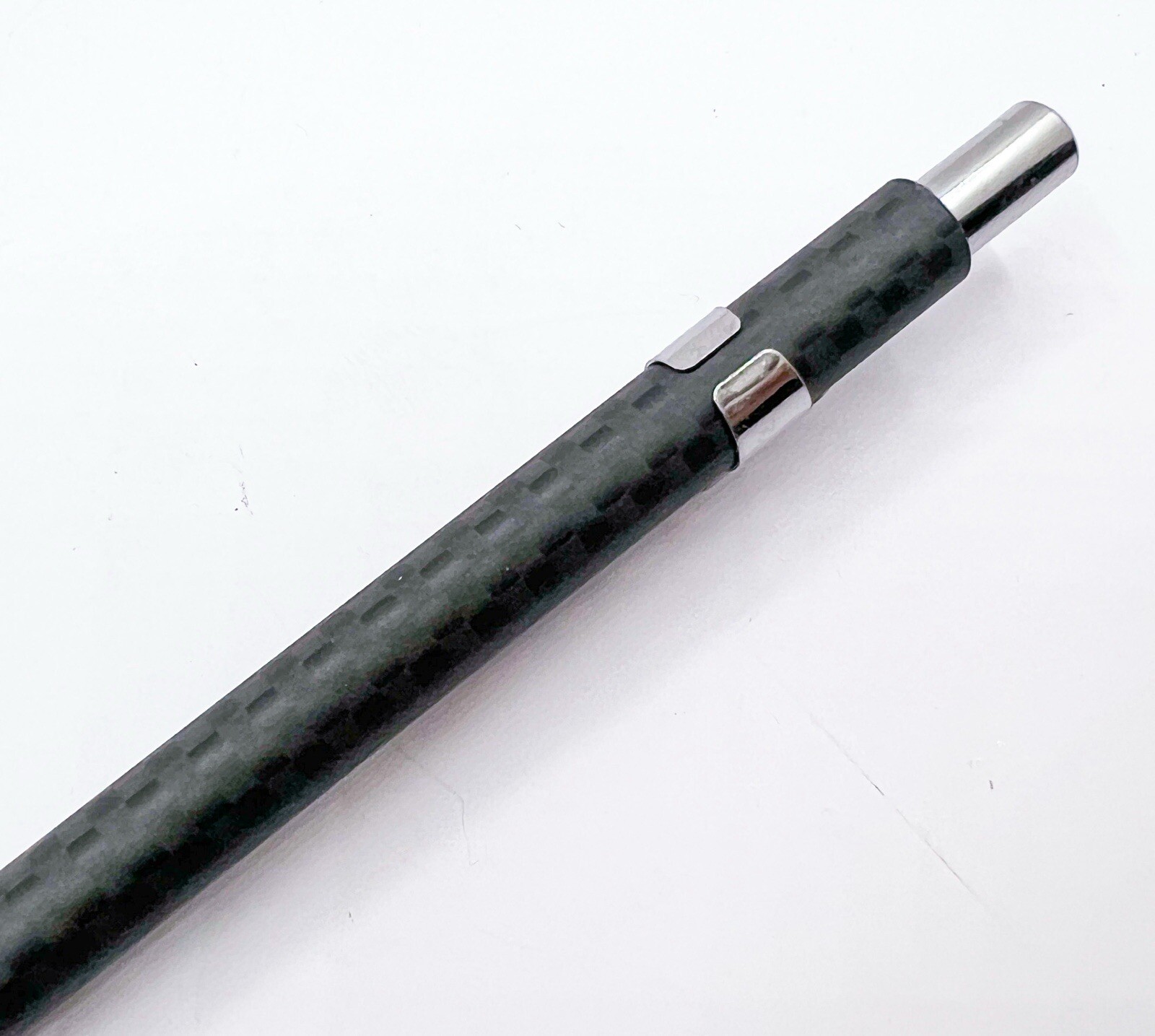 New carbon fiber MECHANICAL PENCIL 0.9 0.9mm Push Drafting Fully Functional