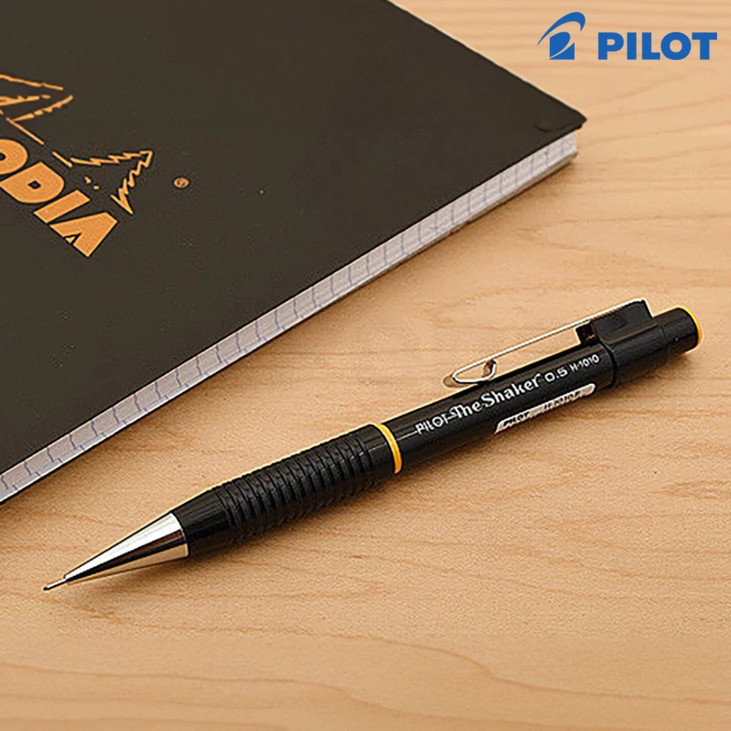 PILOT H-1010 The Super Grip Shaker Technology 0.5mm Black Mechanical Pencil New
