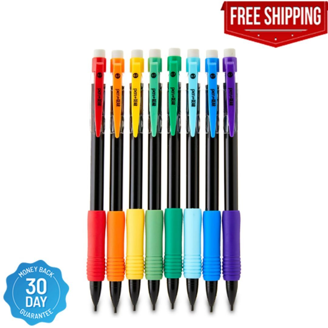 Pen+Gear #2 Comfort Grip Mechanical Pencils 0.7 Mm Lead 24 Pack