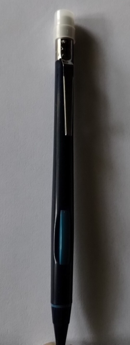 Pentel PD347 Click MECHANICAL PENCIL .7mm Working Made in JAPAN (Blue)