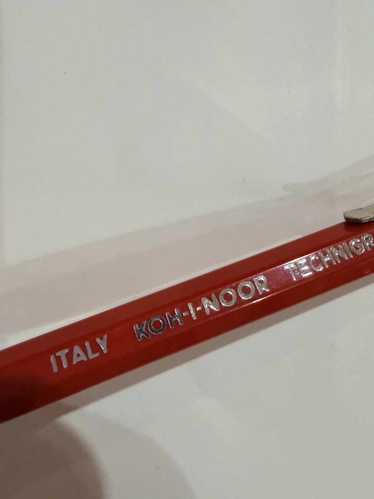 Koh-I-Noor Technigraph 5611 C Mechanical Pencil Red Vintage Italy Rare Find