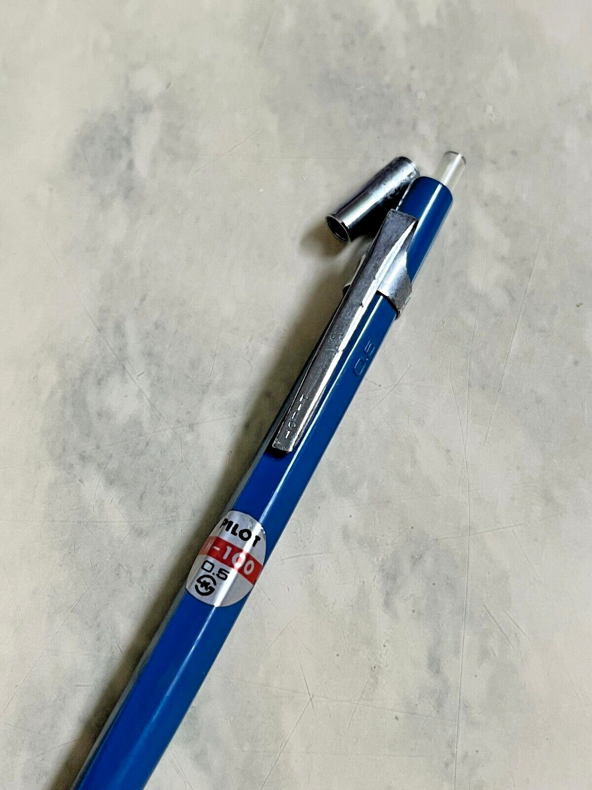 Vintage Pilot H-100 Mechanical Pencil Blue Body 0.5 mm