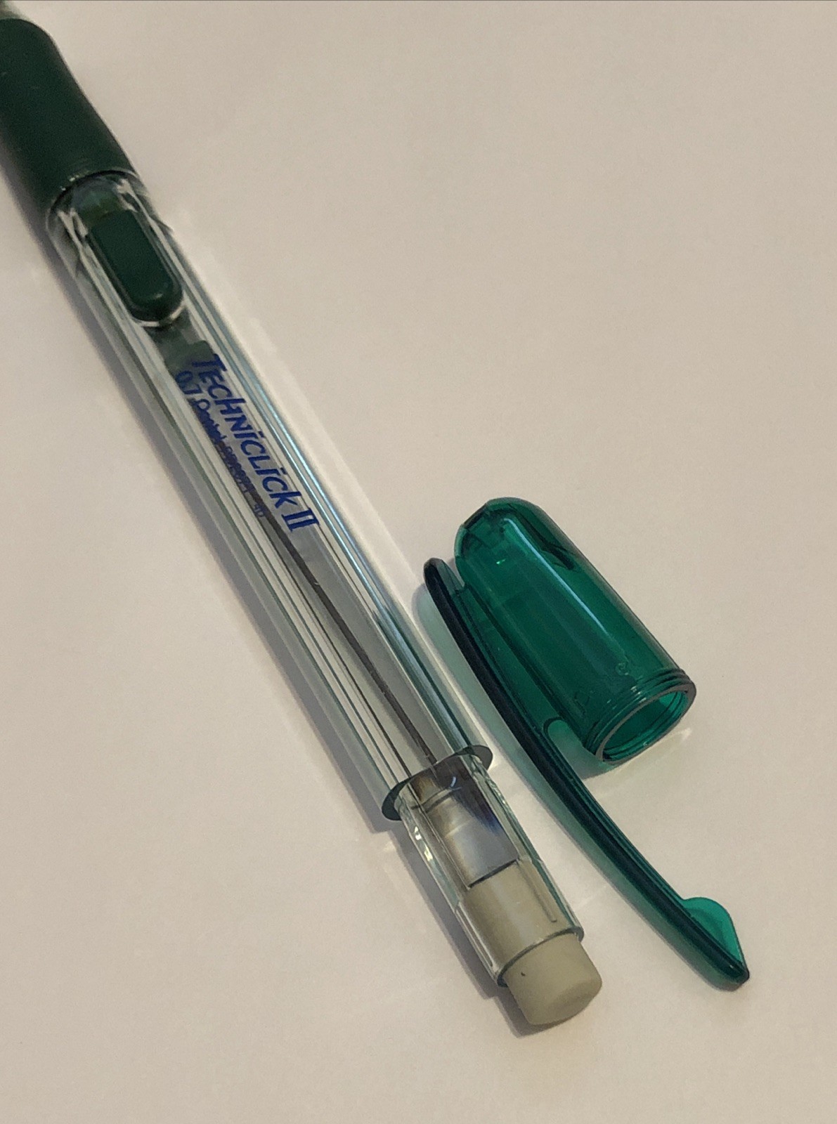 Pentel Techniclick II 0.7mm Side Advance Automatic Pencil Green PD237T