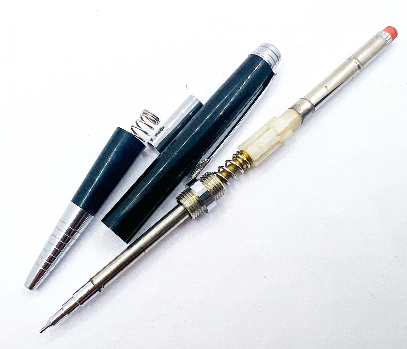 Platinum Japan Double Push Mechanical Pencil Retractable Tip Black