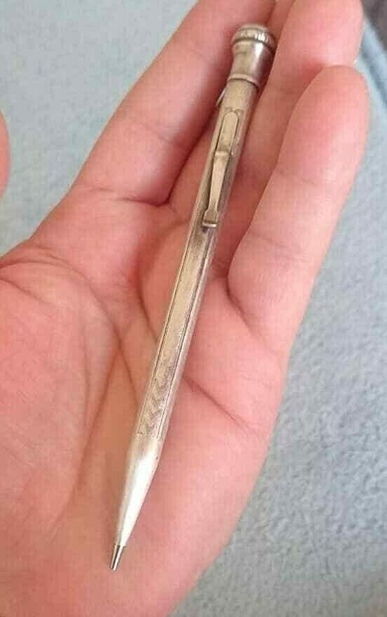 🔴Vintage WAHL EVERSHARP Triple SILVER Plated Mechanical Pen🔴
