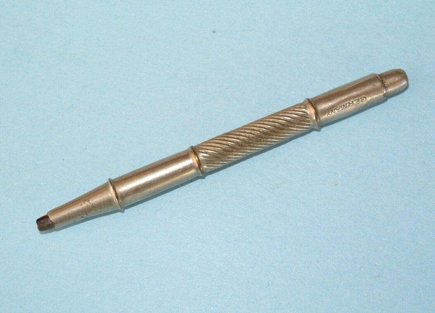 Vintage signed GERMANY 3.5″ Mechanical Pencil ~ Push Button Top