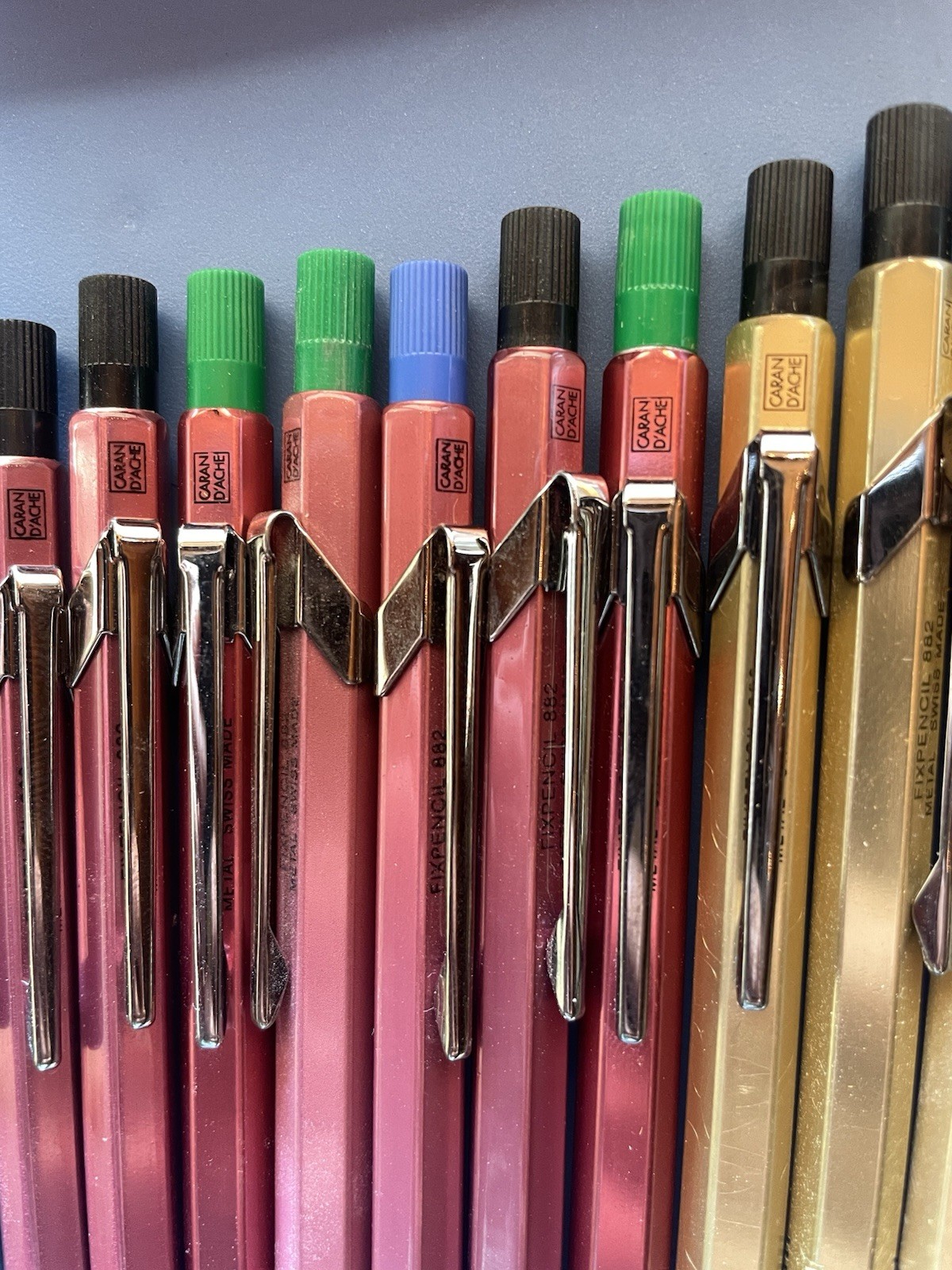 One (1) Caran D’ache Fixpencil 882 Metal In Various Metallic Colors