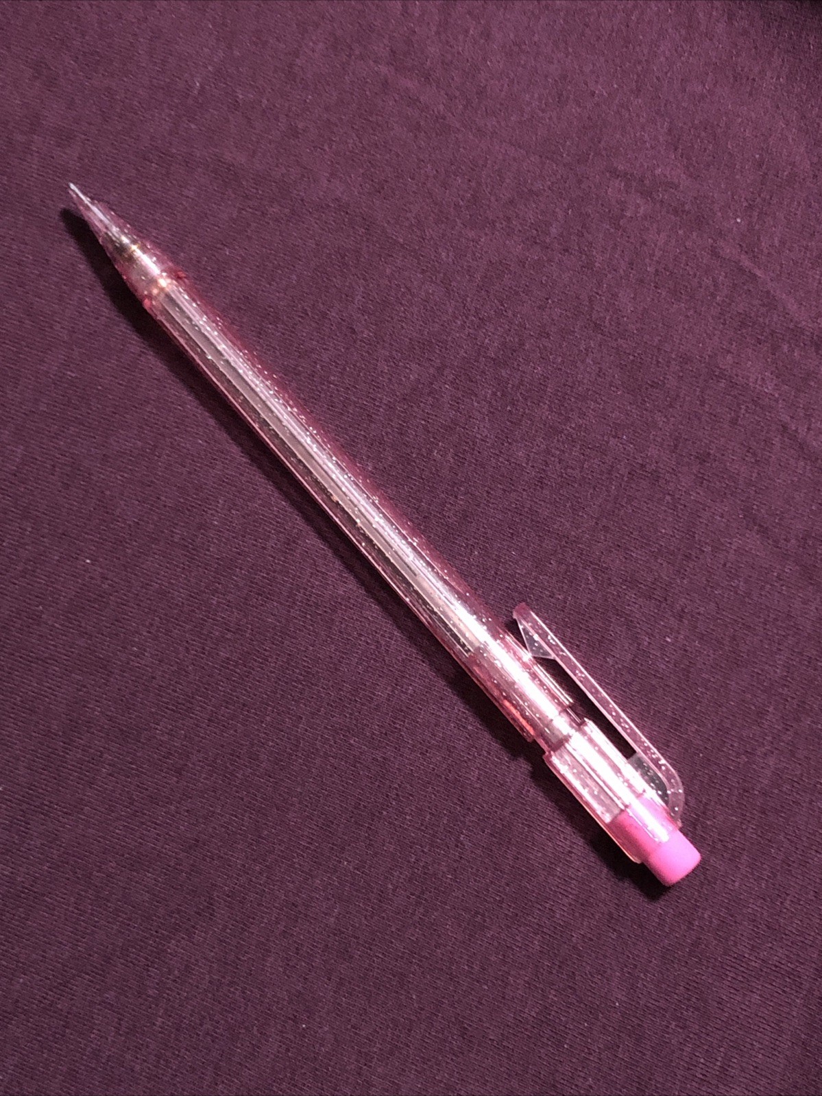 Pentel Carnival 0.7mm Mechanical Pencil AL7 Pink Glitter USA