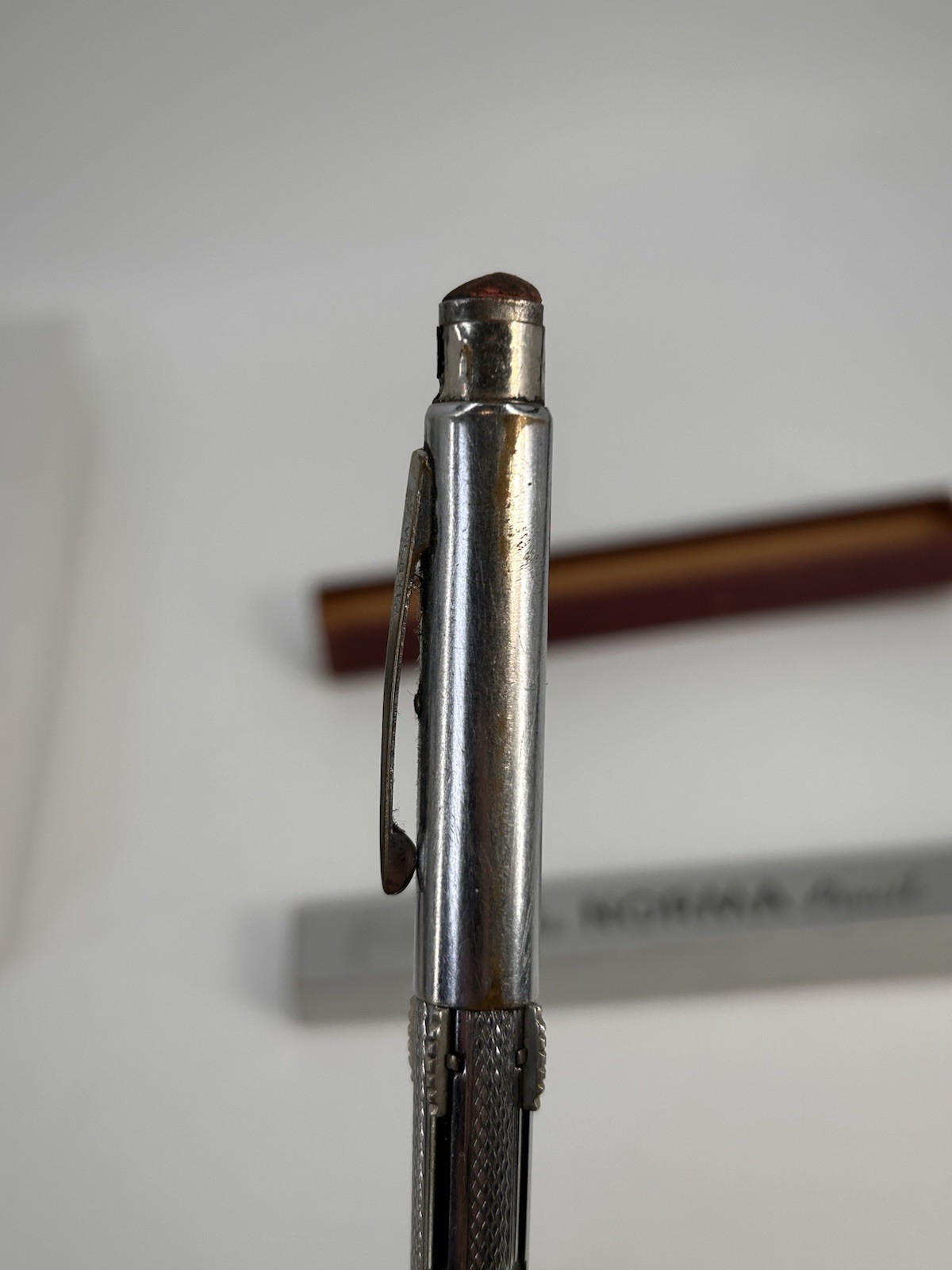 Vintage Norma Mechanical Pencil #104 Chrome Multi 4 Color with Box Instructions