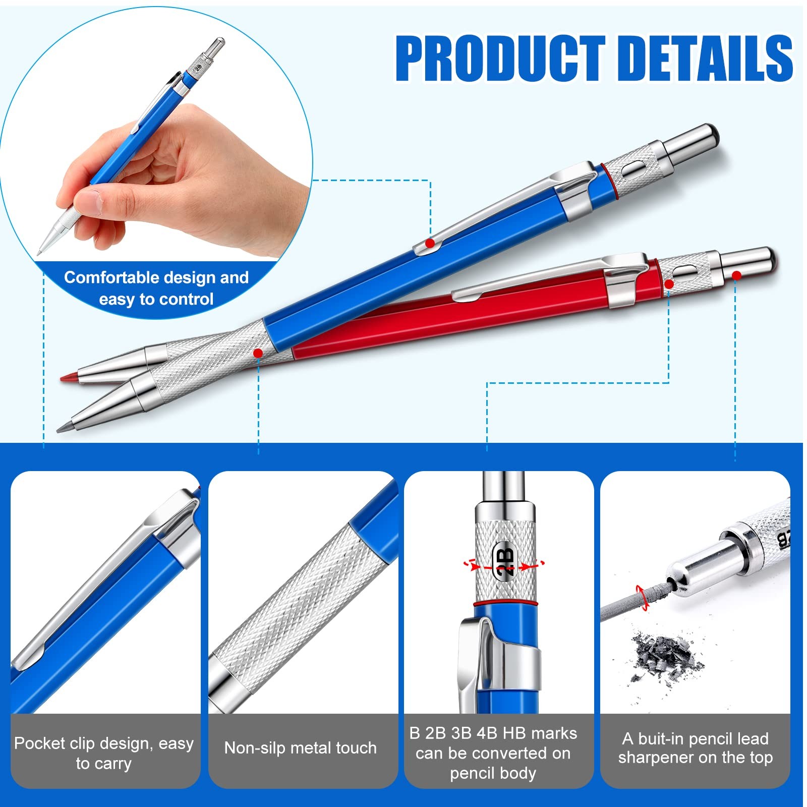 Welders Mechanical Pencil Metal Marker